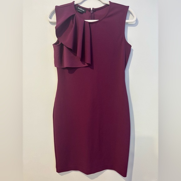 Bebe Rich Plum Midi Dress - Picture 7 of 9